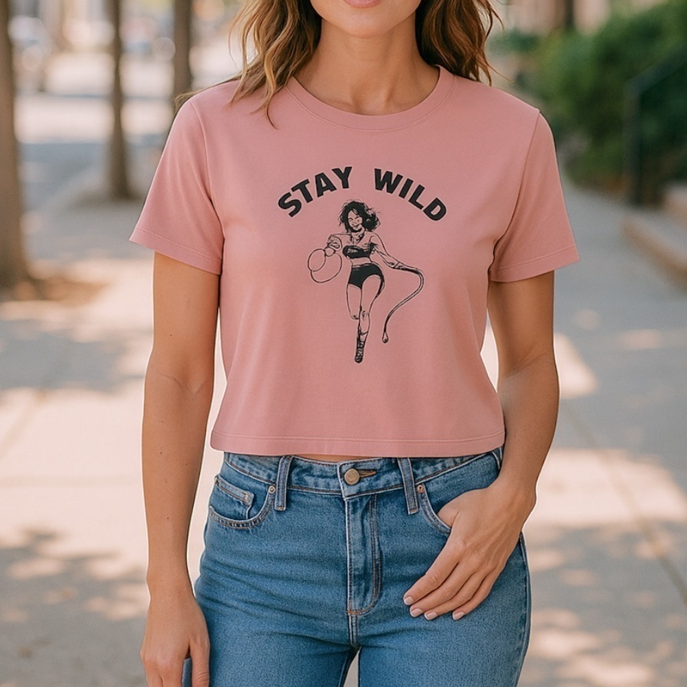 Stay Wild Crop Top | SIZE XS